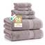 LANE LINEN Badetuch-Set aus 100 % Baumwolle, 6-teilig, flauschig, super weich und sehr saugfähig, 2 große Badetücher, 2 Waschlappen, 2 Handtücher, Ringgesponnen, doppelseitiges Baumwoll-Frottee