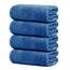 Tens Towels Große Badetücher, 100% Baumwolle, 76,2 x 152,4 cm, extra große Badetücher, Leichter und super saugfähig, schnell trocknend, perfekte Badetücher für den täglichen Gebrauch (4 Stück) (Blau)