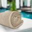 Tens Towels Jumbo-Badetuch, 100 % Baumwolle, super weich und saugfähig, perfekt zum Einwickeln, 100 % Baumwolle, 101,6 x 203,2 cm, 1 Stück, Beige
