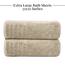 Tens Towels Extra große Badetücher, 89 x 178 cm, 100% Baumwolle, größeres und leichteres Gewicht, schnelles trocknen, super weich und saugfähig, übergroße Badetücher, 2 Stück, Beige