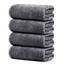 Tens Towels Große Badetücher, 100% Baumwolle, 76,2 x 152,4 cm, extra große geringes Gewicht und super saugfähig, schnell trocknend, perfekte Badtücher für den täglichen Gebrauch (4 Stück) (dunkelgrau)