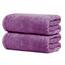 Tens Towels Extra große Badetücher, 89 x 178 cm, 100 % Baumwolle, größeres und leichteres Gewicht, schnelles trocknen, super weich und saugfähig, übergroße Badetücher, 2 Stück, Violett