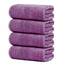 Tens Towels Extra große Badetücher, 76,2 x 152,4 cm, 100% Baumwolle, größeres und leichteres Gewicht, schnelles trocknen, super weich und saugfähig, perfekt für Badezimmer, 4 Stück, Lila