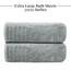 Tens Towels Extra große Badetücher, 89 x 178 cm, 100% Baumwolle, größeres und leichteres Gewicht, schnelles trocknen, super weich und saugfähig, übergroße Badetücher, 2 Stück, kühles Grau