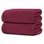 Tens Towels Extra große Badetücher, 89 x 178 cm, 100 % Baumwolle, größeres und leichteres Gewicht, schnelles trocknen, super weich und saugfähig, übergroße Badetücher, 2 Stück, Burgunderrot