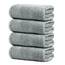 Tens Towels Große Badetücher, 100% Baumwolle, 76.2x152.4 cm, extra große Badetücher, schnell trocknend, perfekte Badetücher für den täglichen Gebrauch (4 Stück) (Kühles Grau)