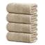 Tens Towels Große Badetücher, Badehandtücher, 100% Baumwolle, 76,2 x 152,4 cm, extra große Badetücher, Leichter, schneller zu trocknen, super saugfähig, perfekte Badetücher (4 Stück, Beige)