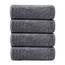 Tens Towels Große Badetücher, 100% Baumwolle, 76,2 x 152,4 cm, extra große geringes Gewicht und super saugfähig, schnell trocknend, perfekte Badtücher für den täglichen Gebrauch (4 Stück) (dunkelgrau)