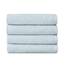 Welhome Franklin Premium | 4-teiliges Badetuch-Set | Popcorn strukturierte himmelblaue Badetücher | Hotel- und Spa-Handtücher für Badezimmer | weich und saugfähig | 600 g/m² 100% Baumwolle