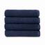 Welhome Franklin Badetücher | 4-teiliges Set | Deep Navy | strukturierte Oberfläche | sehr saugfähig | Premium 100% Baumwolle | schwer | super weich | nachhaltig hergestellt | pflegeleicht