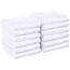 Utopia Towels - Salon-Handtuch, 12 Stück (Nicht bleichfest, 40,6 x 68,6 cm), sehr saugfähige Baumwolltücher für Hand, Fitnessstudio, Schönheit, Spa und Haarpflege zu Hause, weiß