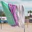 Bay Laurel Türkisches Strandtuch mit Reisetasche, 39 x 71 cm, schnell trocknend, sandfrei, leicht, große übergroße Handtücher, leicht