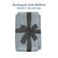 Welhome Franklin 100% Cotton Textured Towel (Dusty Blue) - Set of 6 - Highly Absorbent - Combed Cotton - Durable - Low Lint - 600 GSM - Machine Washable : 2 Bath Towels - 2 Hand Towels - 2 Wash Towels