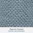Welhome Franklin 100% Cotton Textured Towel (Dusty Blue) - Set of 6 - Highly Absorbent - Combed Cotton - Durable - Low Lint - 600 GSM - Machine Washable : 2 Bath Towels - 2 Hand Towels - 2 Wash Towels