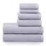 Welhome Franklin 100% Cotton Textured Towel (Lilac) - Set of 6 - Highly Absorbent - Combed Cotton - Durable - Low Lint - 600 GSM - Machine Washable : 2 Bath Towels - 2 Hand Towels - 2 Wash Towels