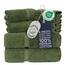 Towel Bazaar Türkische Handtücher aus Premium-Baumwolle, superweich und saugfähig, 8-teiliges Handtuch-Set, Moosgrün