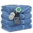 Towel Bazaar 4-teiliges Badetuch-Set, Baumwolle, türkische Handtücher, 68 x 137 cm, luxuriöses Handtuch, super weich und saugfähig, perfekte Verwendung für Badezimmer, Duschtücher – Wedgewood