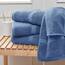 Towel Bazaar 4-teiliges Badetuch-Set, Baumwolle, türkische Handtücher, 68 x 137 cm, luxuriöses Handtuch, super weich und saugfähig, perfekte Verwendung für Badezimmer, Duschtücher – Wedgewood