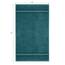 Cotton Craft Ultraweiche Handtücher, 40,6 x 71,1 cm, Blaugrün, wiegt je 170 g, 100 % reine ringgesponnene Baumwolle, luxuriöser Viskose-Rand, ideal für den täglichen Gebrauch, pflegeleicht