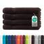 Müskaan® 4er Handtuch Set Braun, 100% Baumwolle, 50x100cm, 500g/m² – Öko-Tex, Frottee Handtücher Set Baumwolle, Handtucherset 50x100cm, Handtuchset Braun für Bad, 60°C waschbar, Frotteetücher
