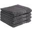 REDBEST Duschtuchset, Frottierset 4er-Pack Chicago anthrazit Größe 70x140 cm - saugstark, strapazierfähig, ideal für Reisen, Sport (weitere Farben)