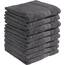 REDBEST Duschtuchset, Frottierset 8er-Pack Chicago anthrazit Größe 70x140 cm - saugstark, strapazierfähig, ideal für Reisen, Sport (weitere Farben)