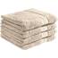 REDBEST Duschtuchset, Frottierset 4er-Pack Chicago beige Größe 70x140 cm - saugstark, strapazierfähig, ideal für Reisen, Sport (weitere Farben)