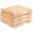 REDBEST Duschtuchset, Frottierset 4er-Pack Chicago apricot Größe 70x140 cm - saugstark, strapazierfähig, ideal für Reisen, Sport (weitere Farben)
