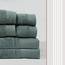 casaviva – Handtücher Set 100% Hochwertige Baumwolle 750 g/m², Oeko-Tex Badehandtücher, extra kuschelig und saugfähig - 6-teiliges Handtuchset - Sage Grün