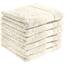 REDBEST Handtuchset, Frottierset 6er-Pack Chicago Creme Größe 50x100 cm - saugstark, strapazierfähig, ideal für Reisen, Sport (weitere Farben)
