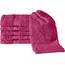 REDBEST Gästetuch 6er-Pack Chicago Fuchsia Größe 30x50 cm - saugstark, strapazierfähig, ideal für Reisen, Sport (weitere Farben)