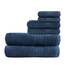 Trident Handtuchset - Soft Comfort - 100% Luftreiches Baumwolltuch, 550 GSM, 6-teiliges Handtuchset - 2 Badetücher, 2 Handtücher, 2 Waschlappen, superweich, hochsaugfähig, Maschinenwäsche (Pfau)