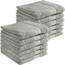 REDBEST Handtuchset, Frottierset 12er-Pack Chicago grau Größe 50x100 cm - saugstark, strapazierfähig, ideal für Reisen, Sport (weitere Farben)