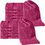 REDBEST Gästetuch 12er-Pack Chicago Fuchsia Größe 30x50 cm - saugstark, strapazierfähig, ideal für Reisen, Sport (weitere Farben)