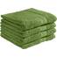 REDBEST Duschtuchset, Frottierset 4er-Pack Chicago grün Größe 70x140 cm - saugstark, strapazierfähig, ideal für Reisen, Sport (weitere Farben)