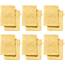 REDBEST Waschhandschuhe, Waschlappen 12er-Pack Chicago hellgelb Größe 15x21 cm - saugstark, strapazierfähig, ideal für Reisen, Sport (weitere Farben)
