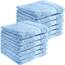 REDBEST Handtuchset, Frottierset 12er-Pack Chicago hellblau Größe 50x80 cm - saugstark, strapazierfähig, ideal für Reisen, Sport (weitere Farben)