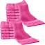 REDBEST Seiftuch 12er-Pack Chicago pink Größe 30x30 cm - saugstark, strapazierfähig, ideal für Reisen, Sport (weitere Farben)