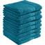 REDBEST Duschtuchset, Frottierset 8er-Pack Chicago Petrol Größe 70x140 cm - saugstark, strapazierfähig, ideal für Reisen, Sport (weitere Farben)