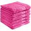 REDBEST Handtuchset, Frottierset 6er-Pack Chicago pink Größe 50x100 cm - saugstark, strapazierfähig, ideal für Reisen, Sport (weitere Farben)