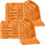 REDBEST Gästetuch 12er-Pack Chicago orange Größe 30x50 cm - saugstark, strapazierfähig, ideal für Reisen, Sport (weitere Farben)
