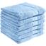 REDBEST Handtuchset, Frottierset 6er-Pack Chicago hellblau Größe 50x80 cm - saugstark, strapazierfähig, ideal für Reisen, Sport (weitere Farben)