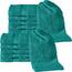 REDBEST Gästetuch 12er-Pack Chicago smaragdgrün Größe 30x50 cm - saugstark, strapazierfähig, ideal für Reisen, Sport (weitere Farben)