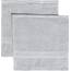 REDBEST Seiftuch 2er-Pack Chicago Silber Größe 30x30 cm - saugstark, strapazierfähig, ideal für Reisen, Sport (weitere Farben)
