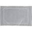 REDBEST Duschvorlage, Badteppich Chicago Silber Größe 50x80 cm - extra dick, weich, saustark und strapazierfähig (weitere Farben)