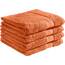 REDBEST Duschtuchset, Frottierset 4er-Pack Chicago Terra Größe 70x140 cm - saugstark, strapazierfähig, ideal für Reisen, Sport (weitere Farben)