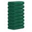 Luckytowel Handtücher Set 50x100 cm – Oeko-TEX Handtuch-Set aus 100% Baumwolle mit 600 g/m² – Frottiertücher mit Aufhängeschlaufe – flauschig & saugstark – Frottee Handtuchset – 8er Pack Grün
