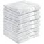 REDBEST Duschtuchset, Frottierset 8er-Pack Chicago weiß Größe 70x140 cm - saugstark, strapazierfähig, ideal für Reisen, Sport (weitere Farben)