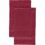 REDBEST Gästetuch 2er-Pack Chicago weinrot Größe 30x50 cm - saugstark, strapazierfähig, ideal für Reisen, Sport (weitere Farben)