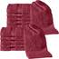 REDBEST Gästetuch 12er-Pack Chicago weinrot Größe 30x50 cm - saugstark, strapazierfähig, ideal für Reisen, Sport (weitere Farben)